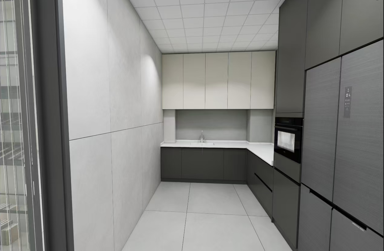 皇金树板材家具落地效果